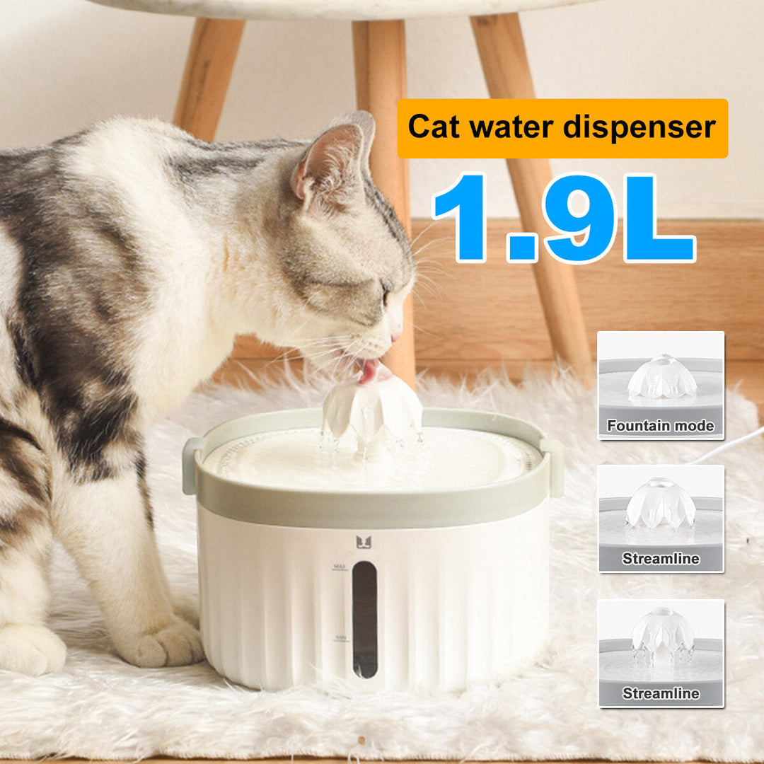 Automatic Water Dispenser Silent Water Feeding Automatic Circulation Pet Waterer Image 2