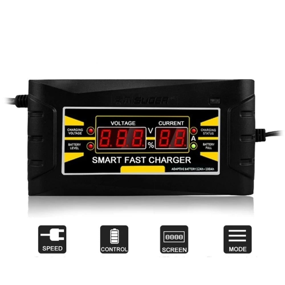 Automobile Lead-acid Battery Intelligent Quick Charger With Display Image 4