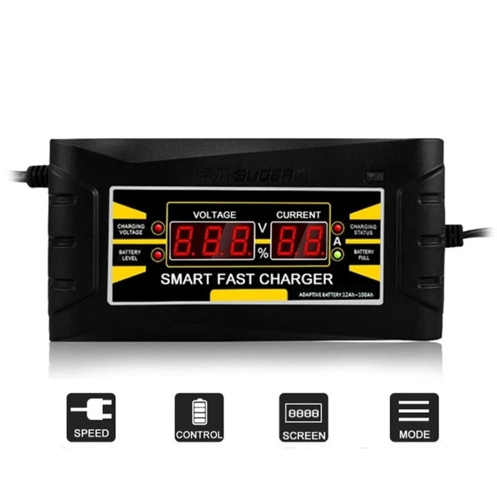 Automobile Lead-acid Battery Intelligent Quick Charger With Display Image 4