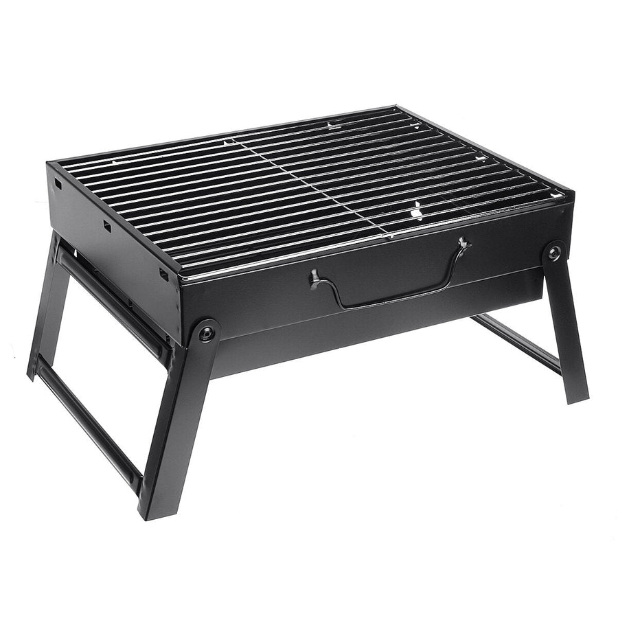 Barbecue Grill Portable Foldable Stainless Steel Mini Light for 3-5 Person Image 1