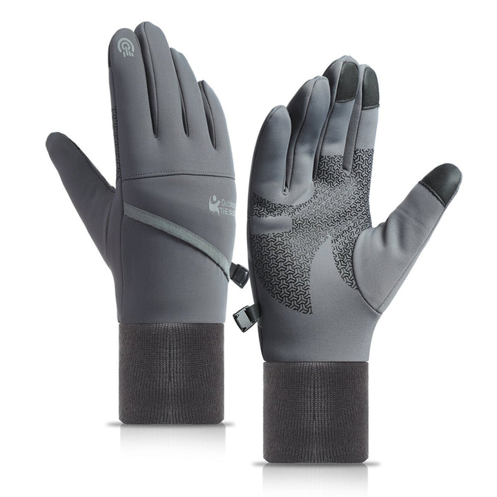 Antiskid Winter Thermal Outdoor Sports Motorcycle Windproof Touch Screen Gloves Image 1