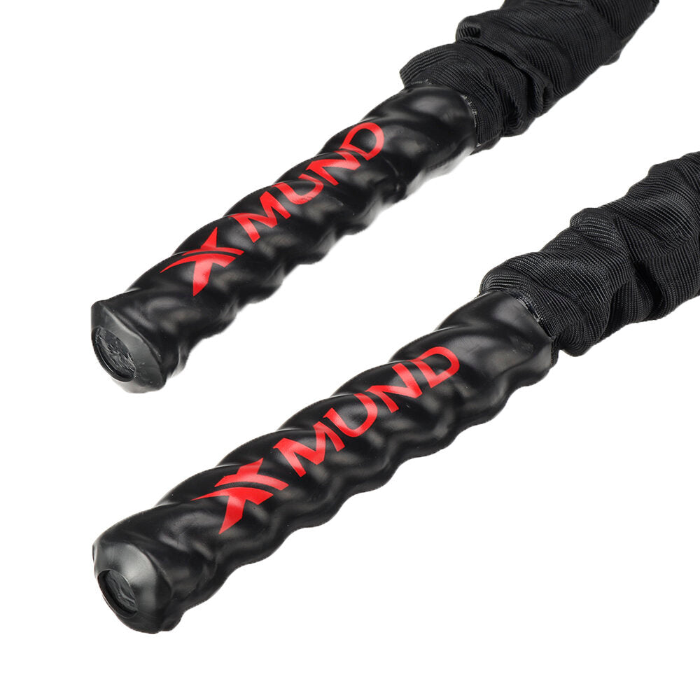 Battle Rope Exercise Training Rope 30ft Length Workout Rope Fitness Strength Training Home Gym Outdoor Cardio Image 7