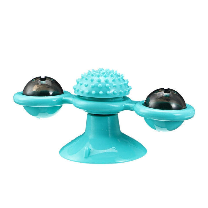 Bell Ball Cat toxick Supplies Catnip Toys Perfect for Cat/Kitty/Kitten Hair Brush Turntable Massage Scratch Image 3