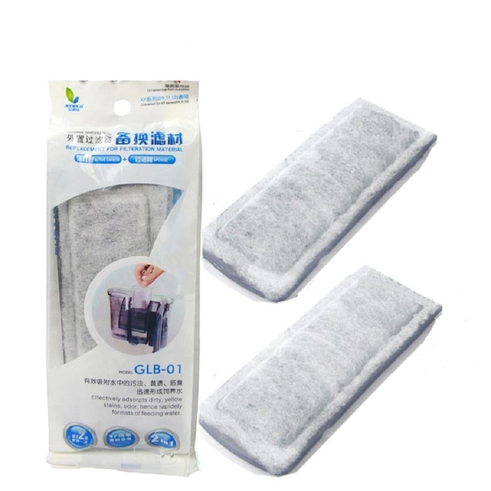 Aquarium Waterfall Filter Tank External Air Pump Sponge Activated Carbon Media Replacement Foam Pad Image 2