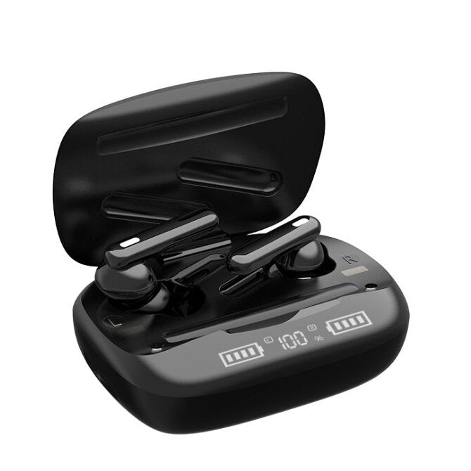 bluetooth Earphone Sports Binaural Stereo Touch LED Long Battery Life Waterproof Earbuds Brilliant Sound Earphone Image 1