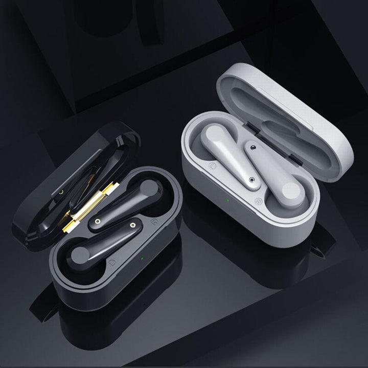 Bluetooth Earphone TWS Ture Wireless Noise Reduction Waterproof 3D Stereo Sound Black Technical Technology Volume Image 2