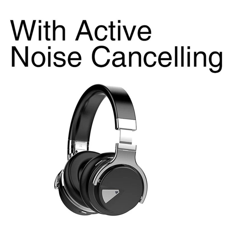bluetooth Earphone Wireless Headphone HIFI Sound Active Noise Cancelling Deep Bass ANC Earbuds with Mic Image 2
