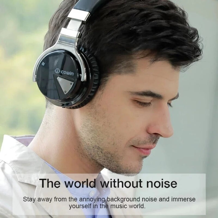 bluetooth Earphone Wireless Headphone HIFI Sound Active Noise Cancelling Deep Bass ANC Earbuds with Mic Image 8