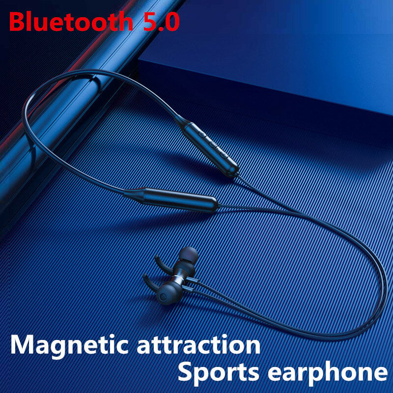 Bluetooth Earphone Wireless Neckband Headphone In-ear Earbuds Durable Sports Stereo Headset with Mic for iPhone Image 3