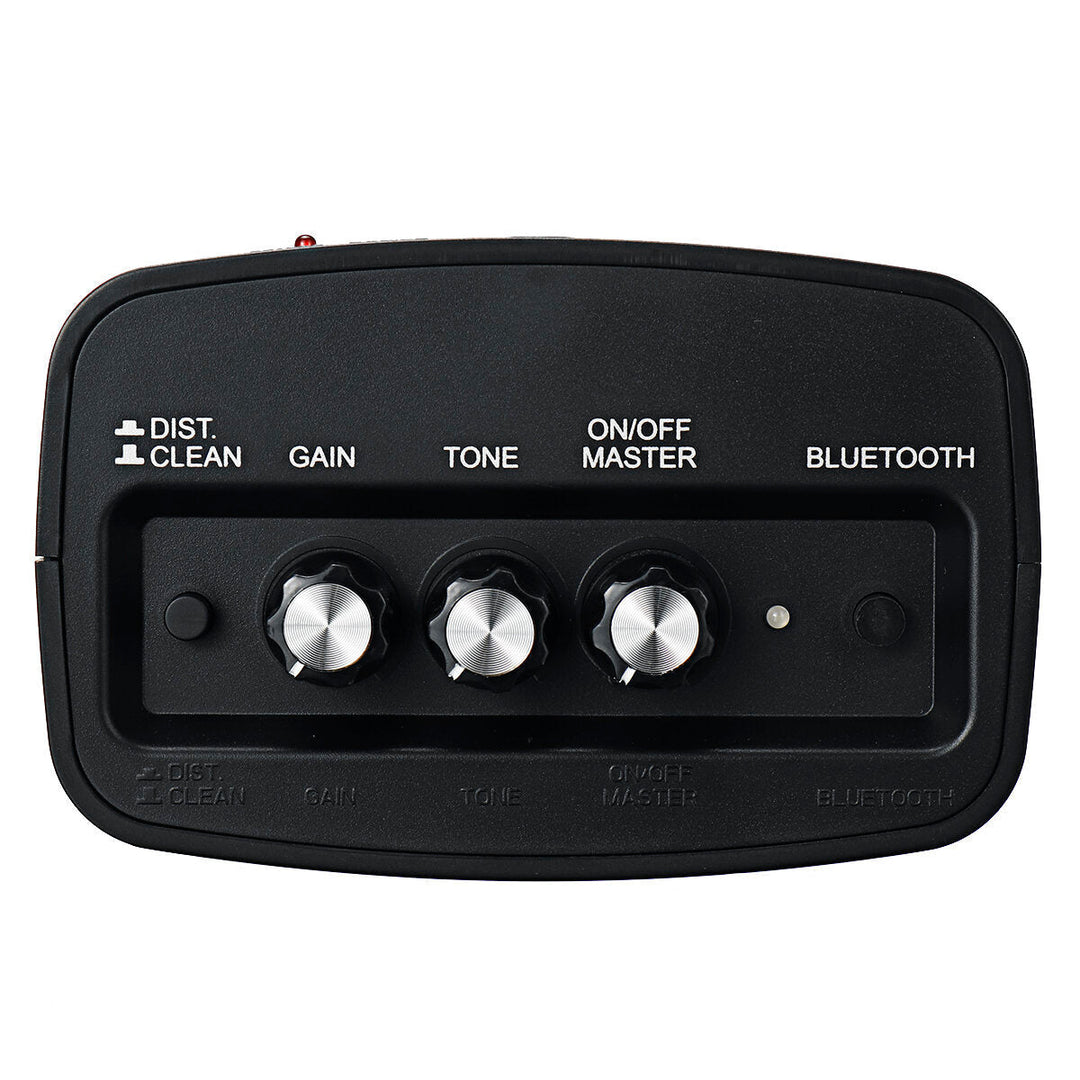 Bluetooth Electric Guitar Amp Amplifier 5-Watt Stereo Output Distortion Gain Tone Control 3.5mm Monitoring 6.35mm Image 7