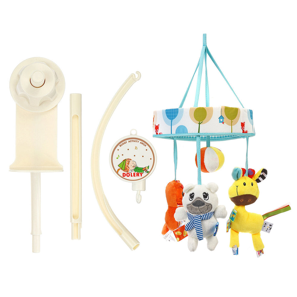 Baby Crib Mobile Bed Bell Holder Toy Arm Bracket Wind-up Music Box Image 2