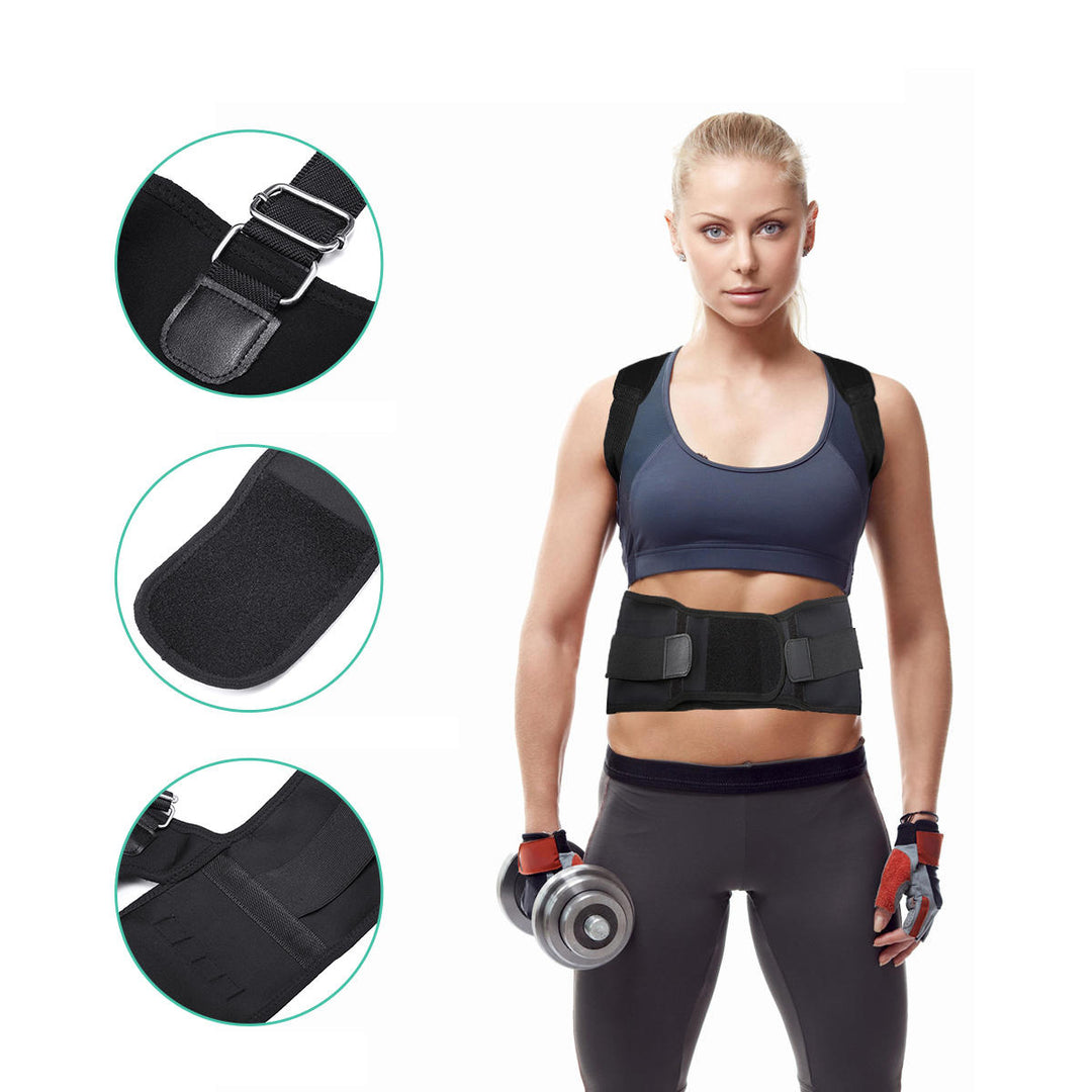 Back Support Straight Posture Corrector Shoulder Back Trainer Fitness Protective Gear Image 3