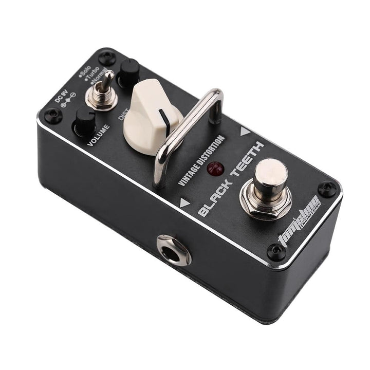 Black Teeth Vintage Distortion Electric Guitar Effect Pedal Mini Single with True Bypass Image 3