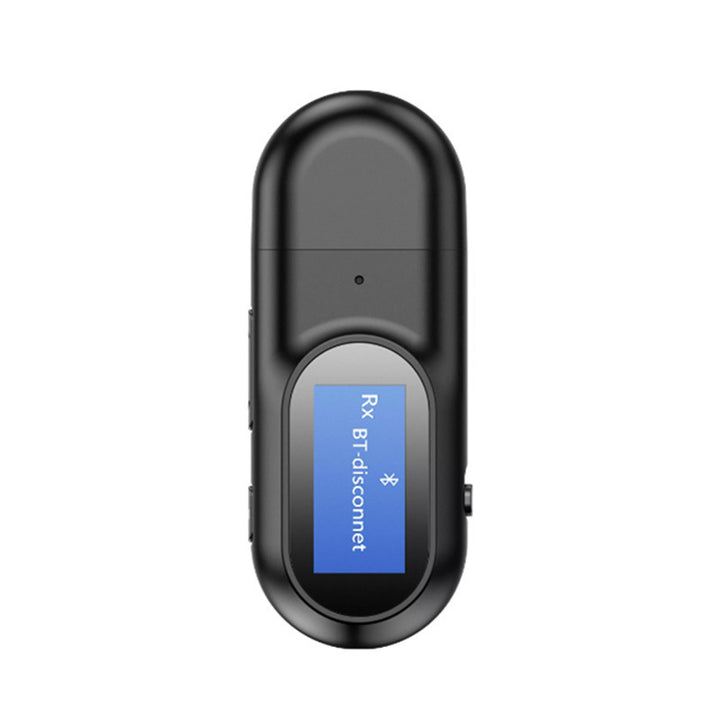 bluetooth 5.0 Car Kit Handsfree USB Audio Receiver Transmitter Adapter with LED Screen AUX Music Stereo Wireless Image 3