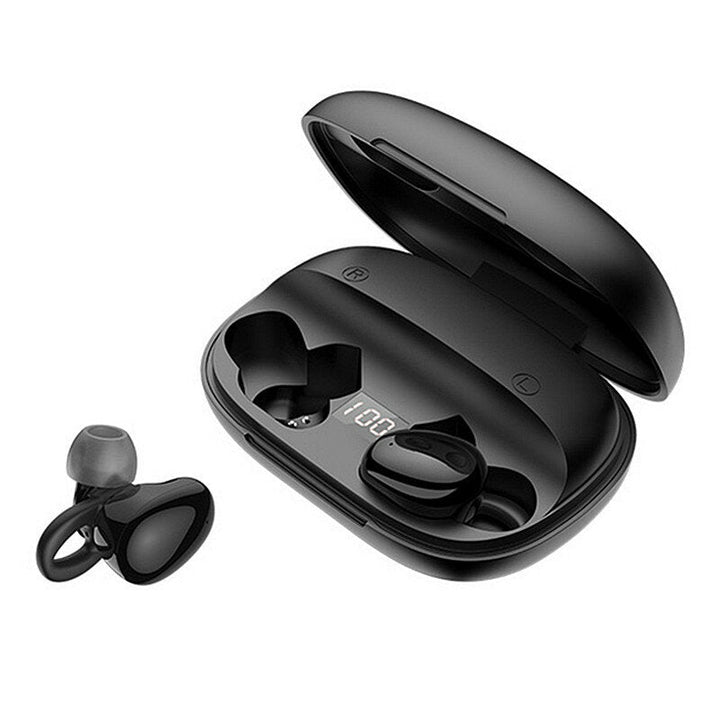 Bluetooth 5.0 Bilateral TWS Wireless Earphone Waterproof Earbuds with Digital Display For Hu Image 1