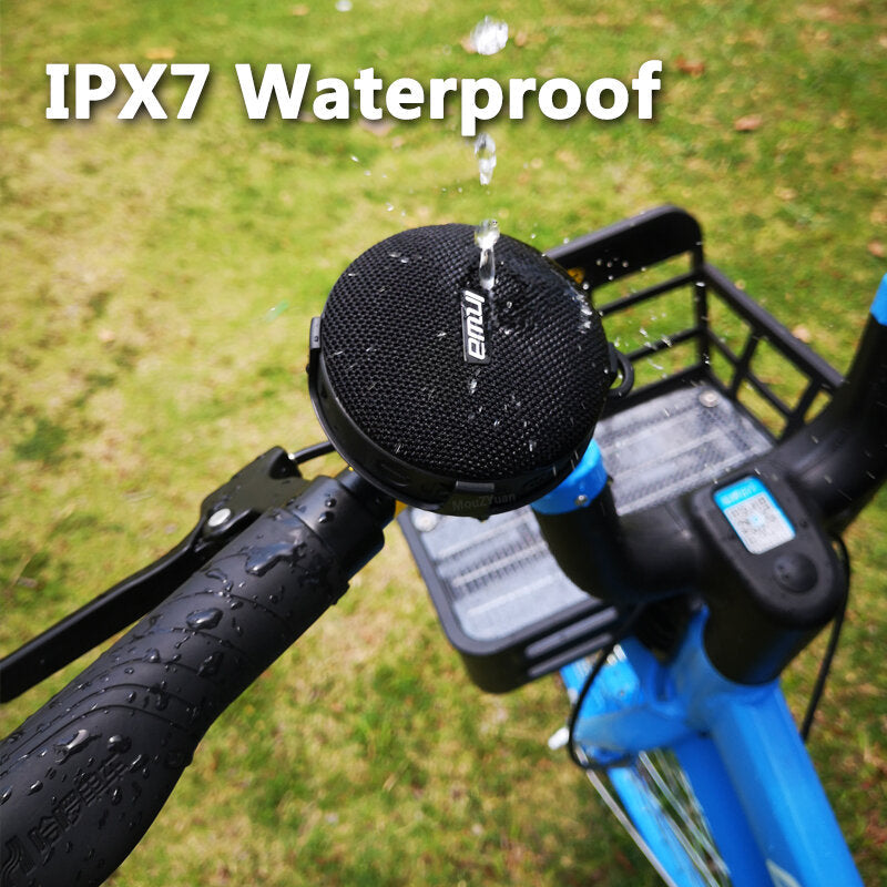 Bicycle bluetooth Speaker HIFI Stereo Wireless Soundbar TF Card AUX-In IPX7 Waterproof Portable Outdoor Bike Speaker Image 3