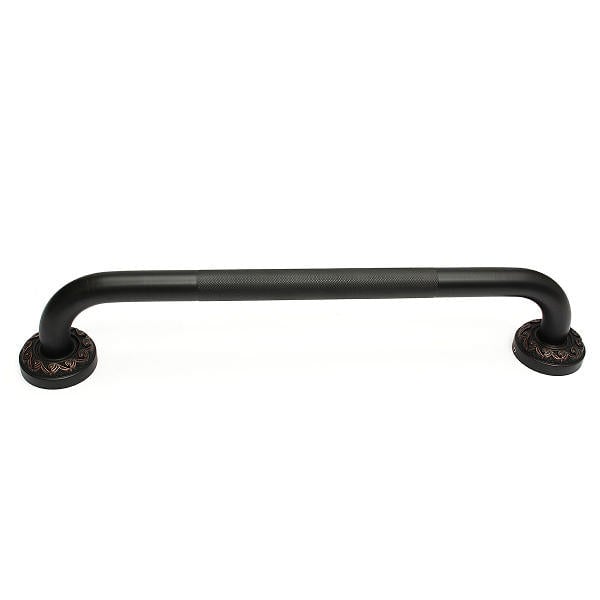 Black Bronze Wall Mounted Towel Rail Bar Grab Support Safety Handle Image 1