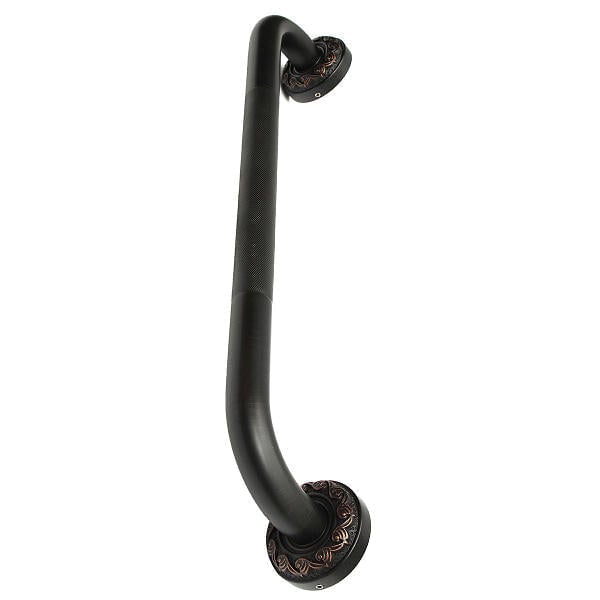 Black Bronze Wall Mounted Towel Rail Bar Grab Support Safety Handle Image 4