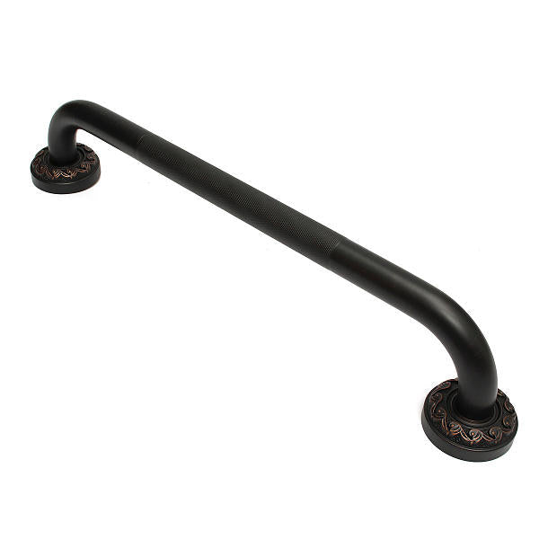 Black Bronze Wall Mounted Towel Rail Bar Grab Support Safety Handle Image 7