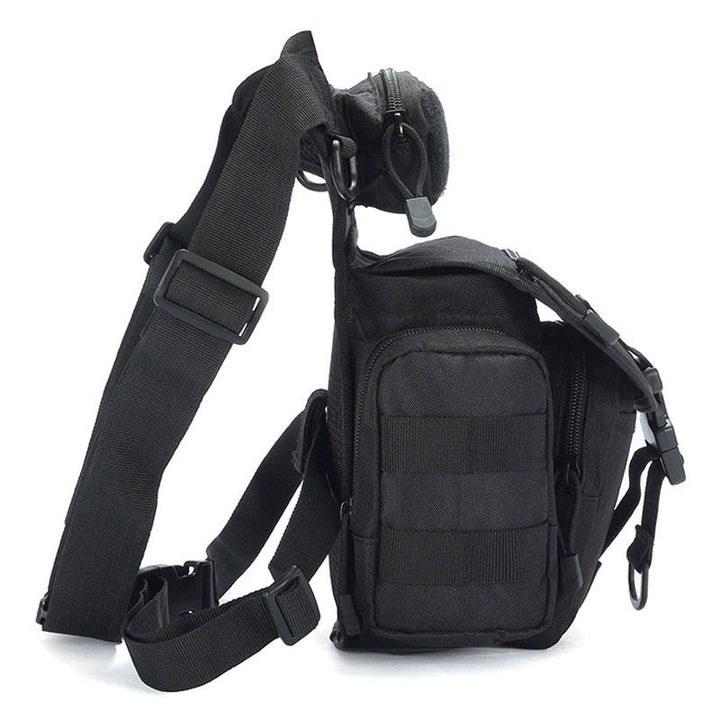 Canvas Waterproof Tactical Bag Waist Pack Leg Bag Camping Hiking Hunting Belt Bag Image 10