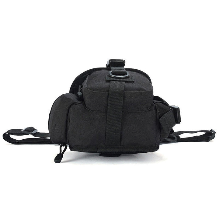 Canvas Waterproof Tactical Bag Waist Pack Leg Bag Camping Hiking Hunting Belt Bag Image 12