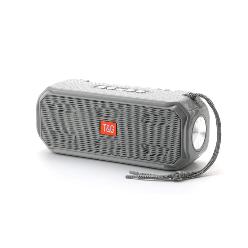 Bluetooth Speaker Stereo Bass Music Box Support TF FM Radio USB AUX With Flashlight Portable Outdoor Speaker Image 1
