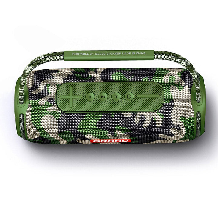 Bluetooth Speaker Wireless Speakers Double Units Bass TF Card IPX6 Waterproof Subwoofer Outdoor Portable Speaker with Image 1