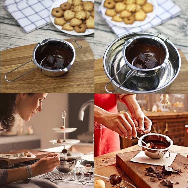 Boiler Cooking Pot Stainless Steel Chocolate Butter Melting Pan Milk Bowl Tools Image 4
