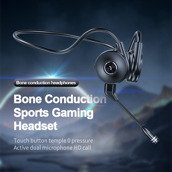 Bone Conduction Headphones HiFi Dual Microphone Noise Reduction Waterproof Sports Phone Headset With Microphone Image 2