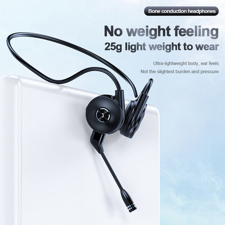 Bone Conduction Headphones HiFi Dual Microphone Noise Reduction Waterproof Sports Phone Headset With Microphone Image 4