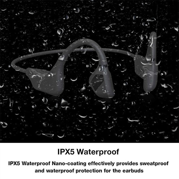 Bone Conduction Sports bluetooth Wireless Headphone 6D Handsfree Driving Neckband IPX5 Waterproof Earphone with Mic Image 4