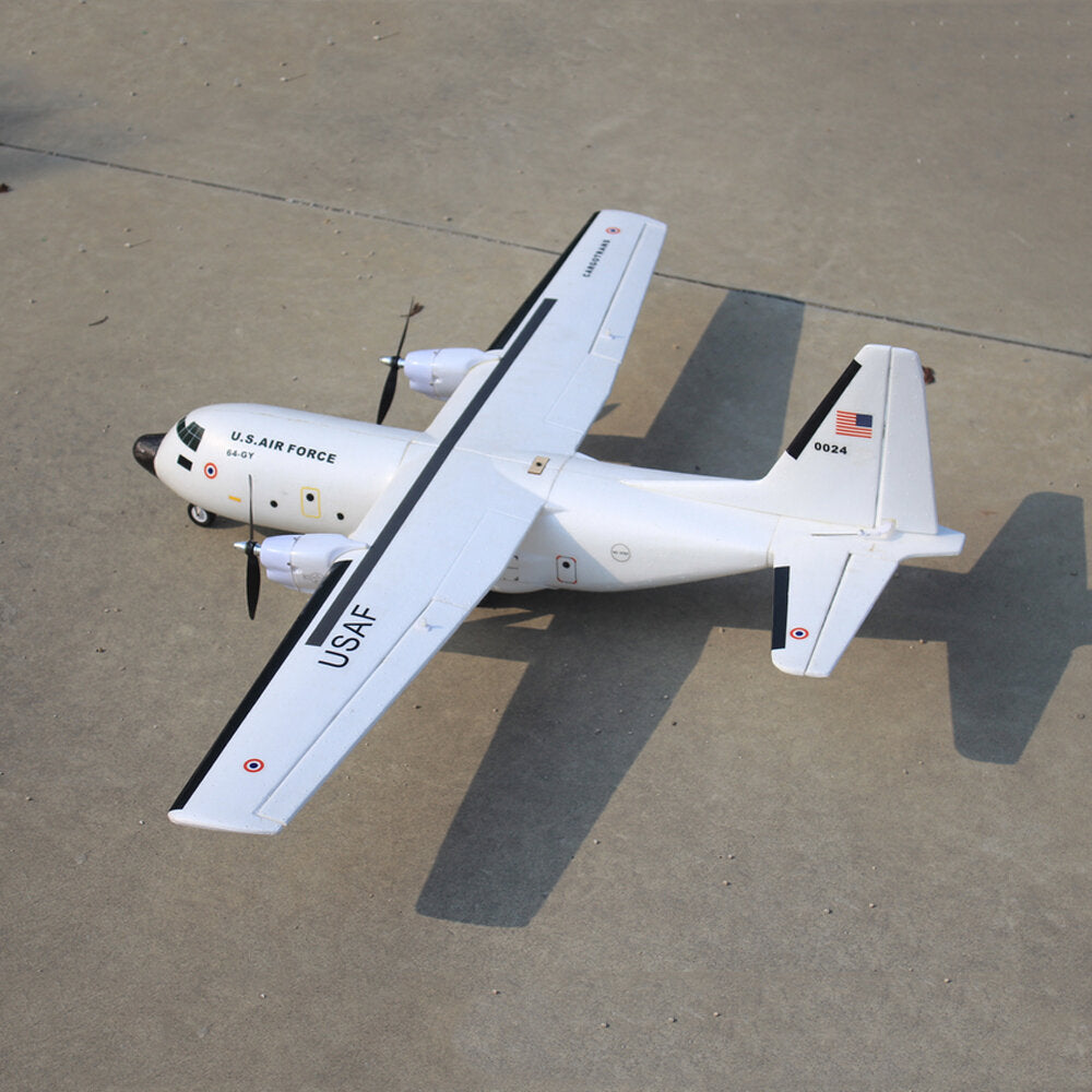 C-160 Cargotrans Twin Hercules 1120mm Wingspan EPOS Warbird Transport RC Airplane Kit DTTT Image 3