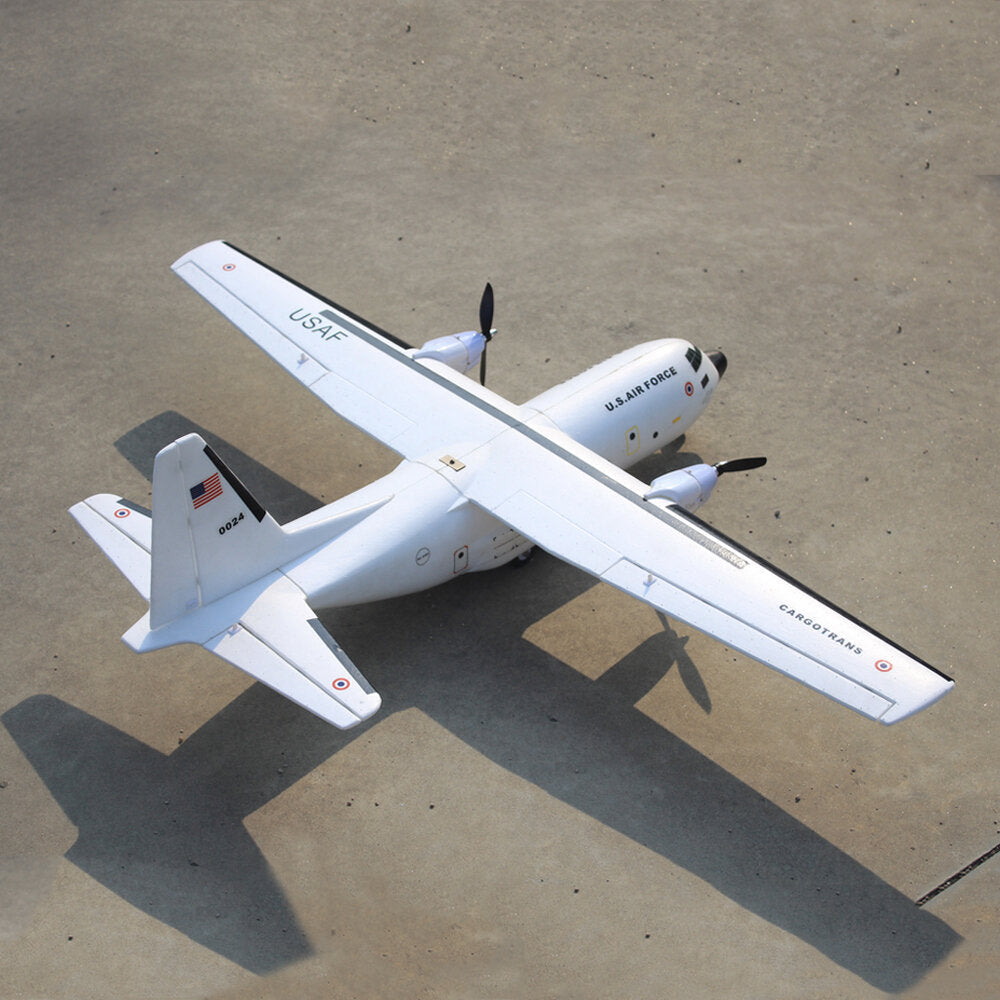 C-160 Cargotrans Twin Hercules 1120mm Wingspan EPOS Warbird Transport RC Airplane Kit DTTT Image 4