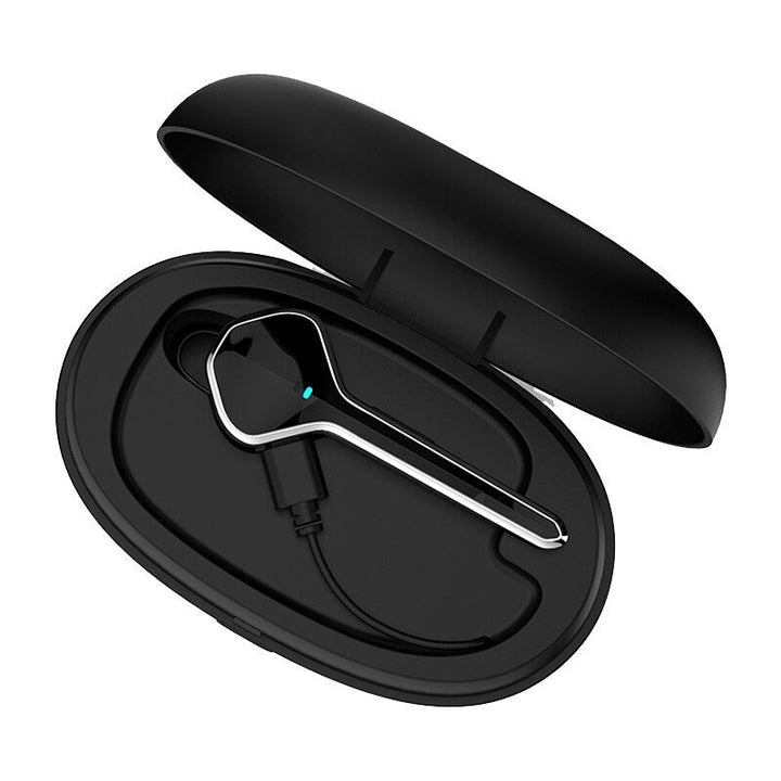 bluetooth Headset Business Earphone with Charging Case Active Noise Cancelling Headphones Image 1