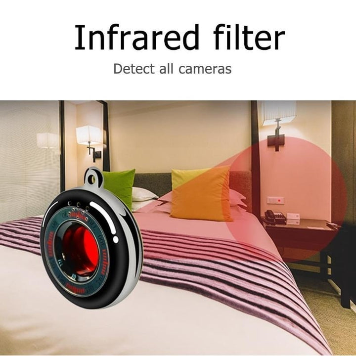 Camera Signal Sensor Portable Laasser Hidden Lens Finder CCD CMOS Anti-Theft Vibration Alarm for Personal Hotel Home Image 9