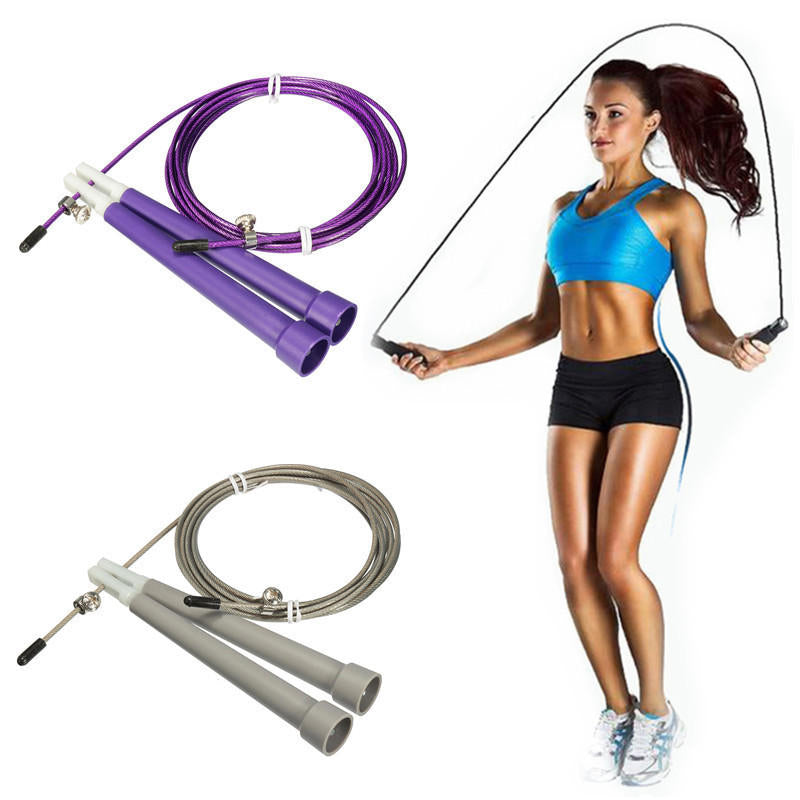 Cable Steel Speed Wire Skipping Adjustable Rope Skipping Fitness Sport Exercise Cardio Rope Jumping Image 2