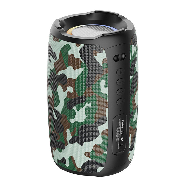 Bluetooth Speaker Portable Speaker Double Bass Diaphragm RGB Light TWS TF Card AUX Wireless Subwoofer Outdoor Speaker Image 9