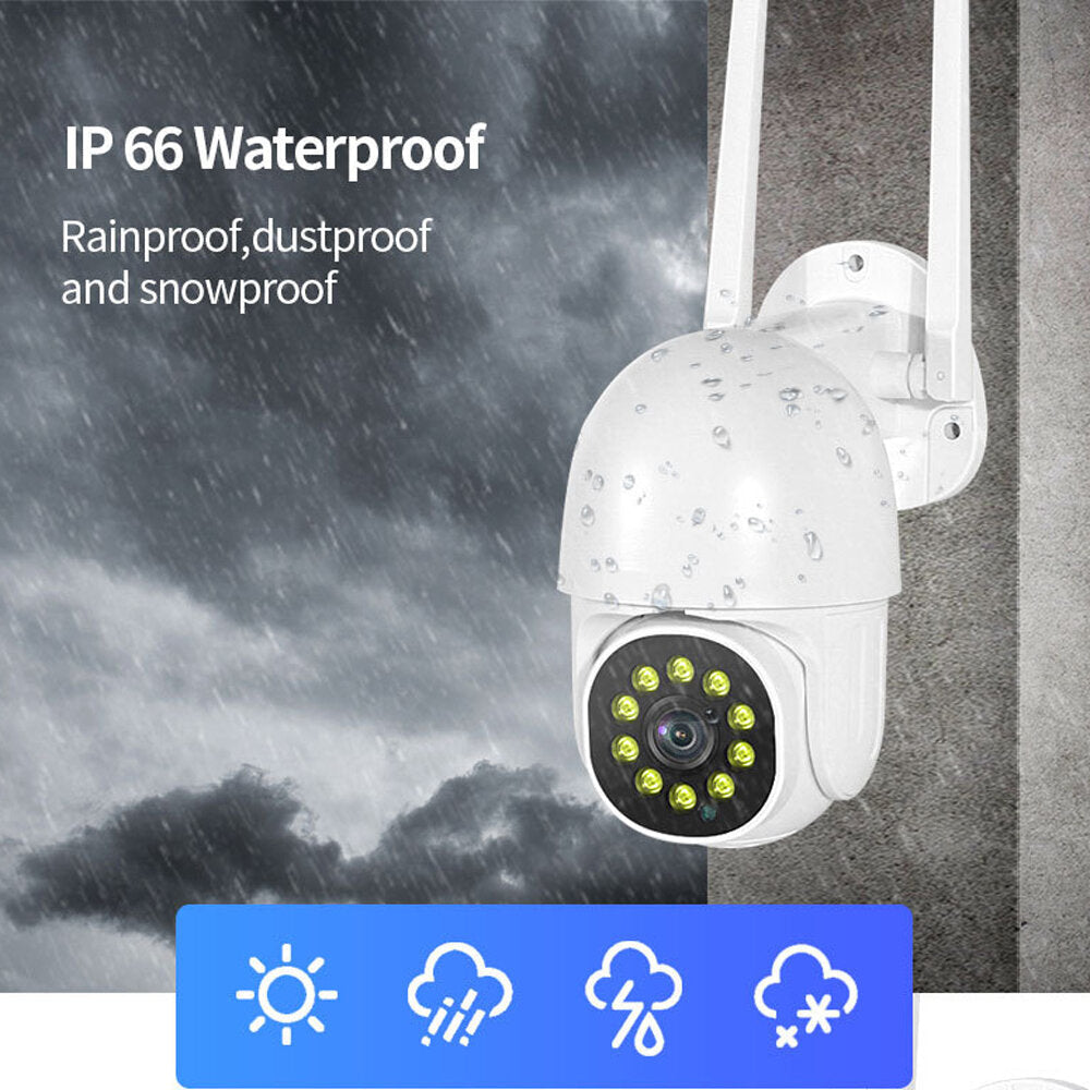 Camera 2MP WiFi Wireless 1080P HD Waterproof Night Vision Outdoor IP Security Camera ONVIF DTTT Image 2