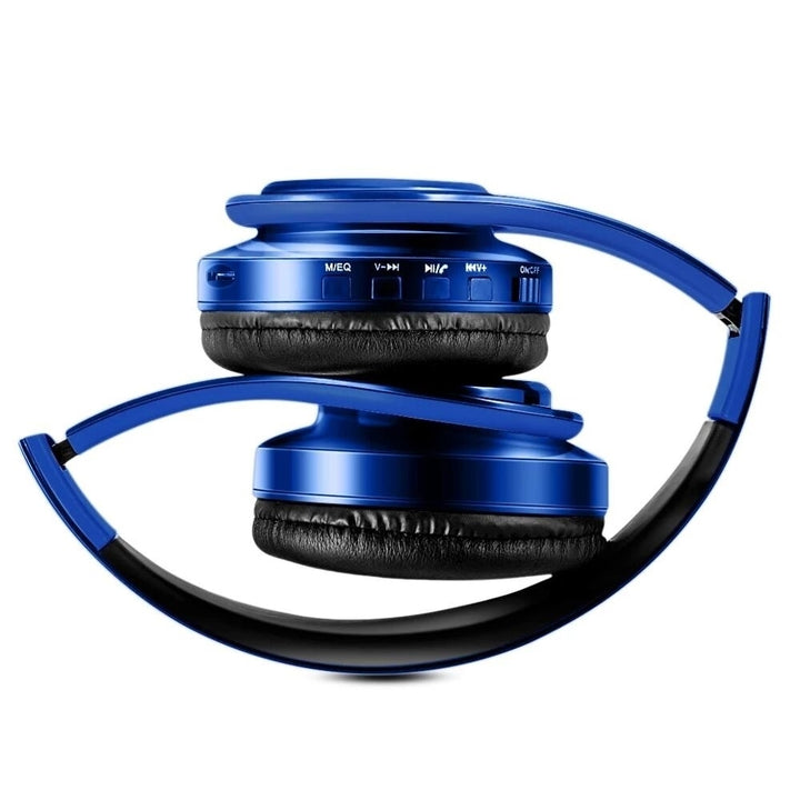 Bluetooth Headset Wireless Headphone Cosplay Stereo Over-Ear Headphone Headset with Mic Image 4