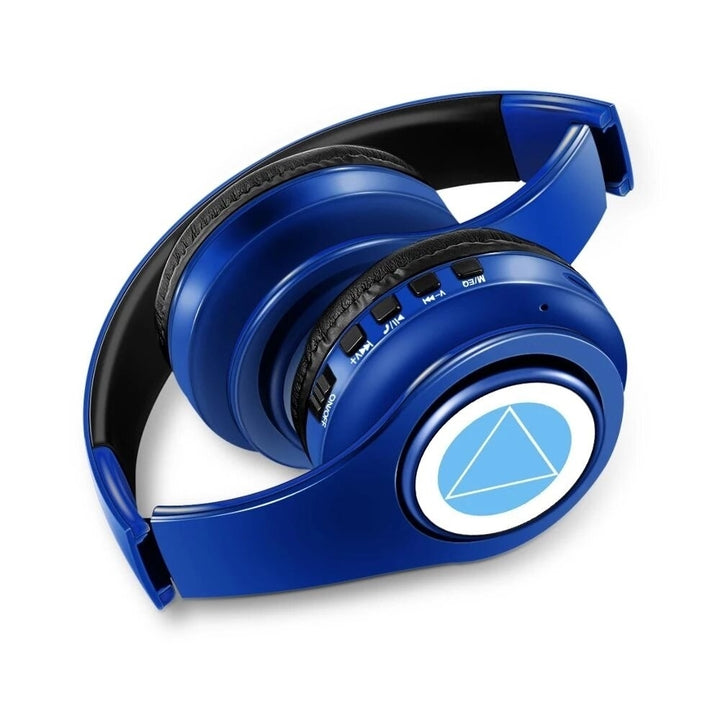 Bluetooth Headset Wireless Headphone Cosplay Stereo Over-Ear Headphone Headset with Mic Image 4