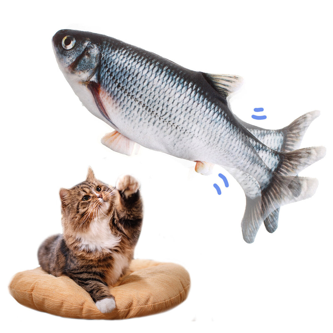 Cat Toy FishCatnip Electric Doll FishSimulation Electric Toy Fish with USB ChargeInteractive Toy Image 1