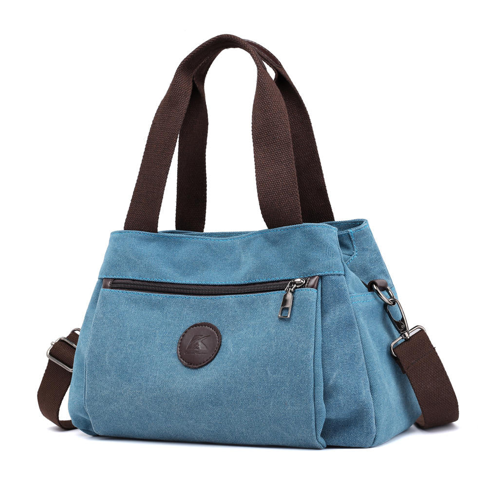 Canvas Shoulder Bags Summer Shopping Bags Handbag Image 1