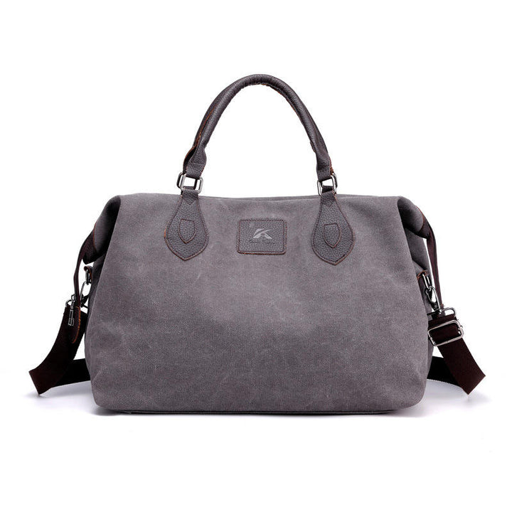 Canvas Travel Bag Outdoor Men Casual Fashion Handbag Large Capacity Multi-functional Bag Image 10