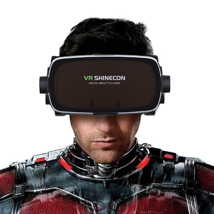Casque SC-G07E 9.0 VR Virtual Reality Goggles 3D Glasses 1080P HD VR Over Head Box Glasses for 4.0-6.3 Inch Smartphone Image 6