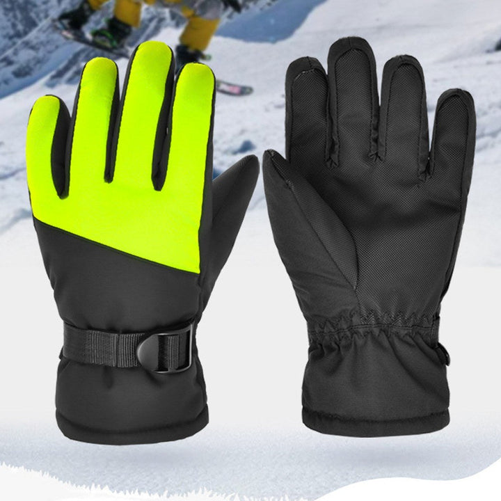 Childrens Ski Glove Winter Warm Snowboarding Ski Glove Water Repellent Warm Ski Glove Waterproof Glove Image 4