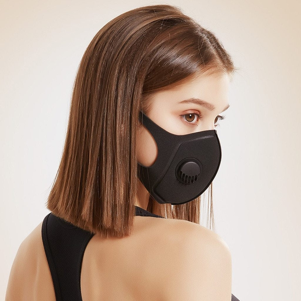 Breathable Face Mask Flower Printed Fabric Protective PM 2.5 Dust Mouth Cover Washable Reusable Image 6