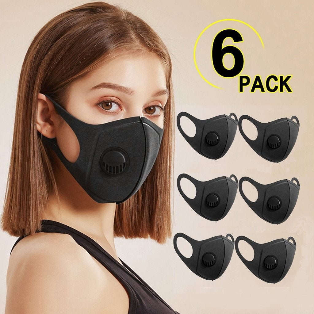 Breathable Face Mask Flower Printed Fabric Protective PM 2.5 Dust Mouth Cover Washable Reusable Image 9