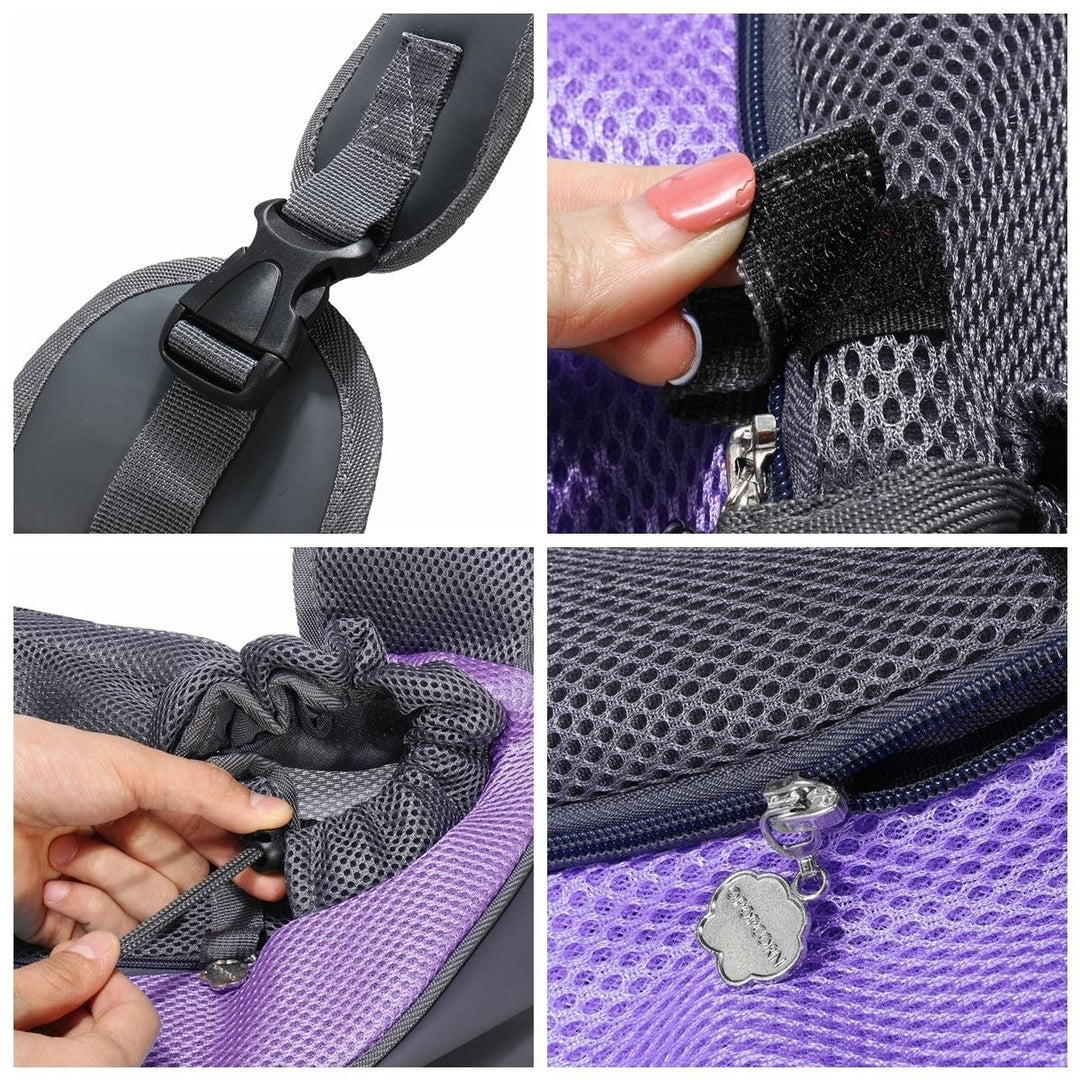 Cat Dog Puppy Hiking Travel Portable Pet Bag Carrier Breathable Carry Size S/L Image 4