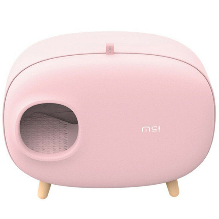 Cat Litter Box Fully Enclosed Large Space Toilet Training Anti Splash Deodorant Potty for Pet Supplies Bedpen Image 1