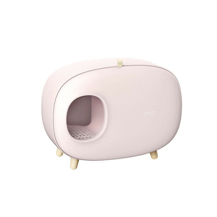 Cat Litter Box Fully Enclosed Large Space Toilet Training Anti Splash Deodorant Potty for Pet Supplies Bedpen Image 4